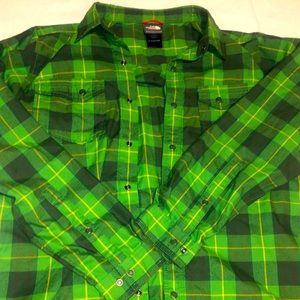 North Face Snap Up Flannel - Sz M